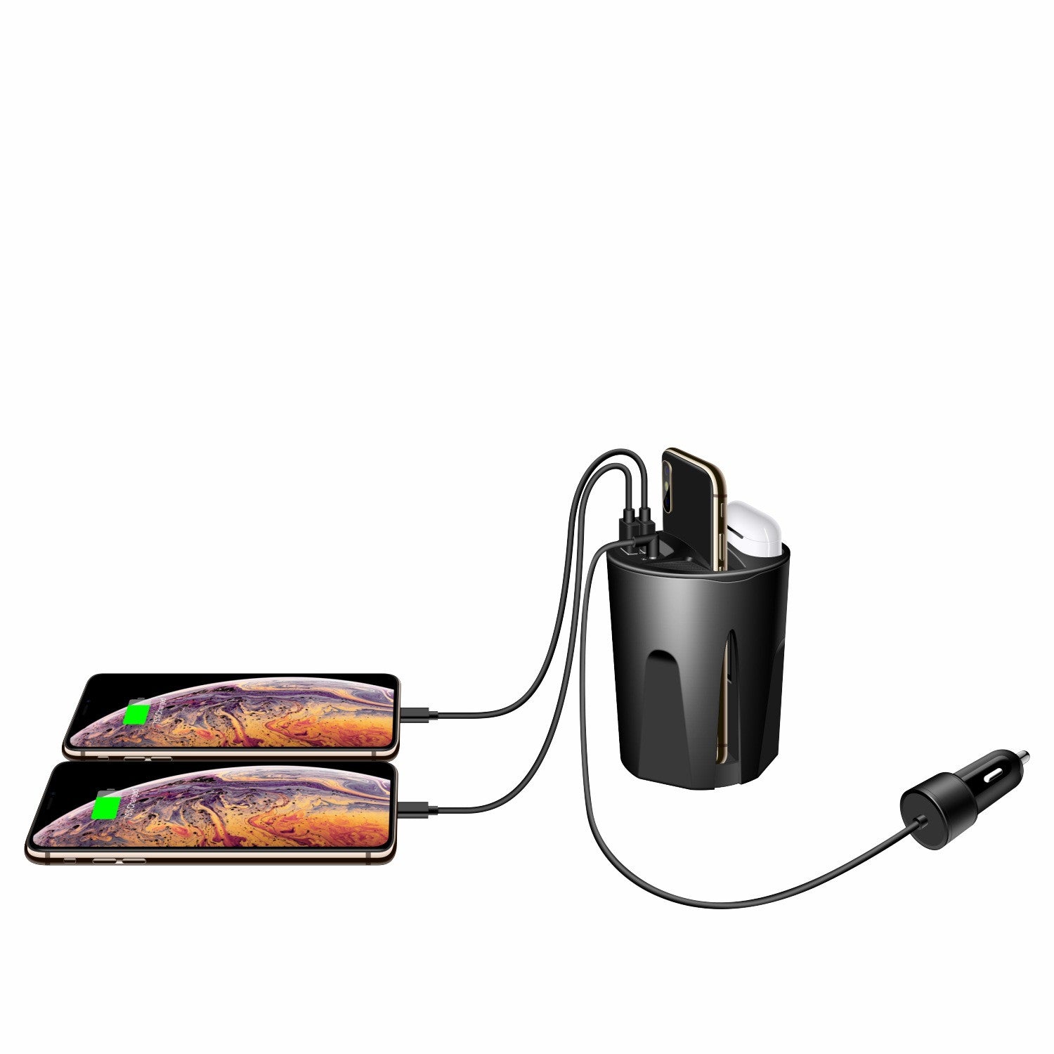 Wireless Car Cup Charger