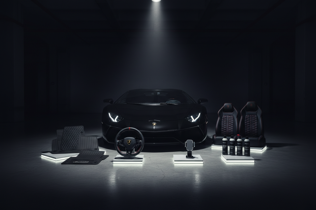 Black Lamborghini Hero Image